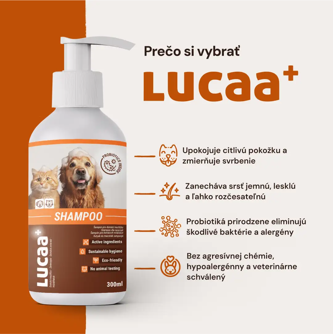 Lucaa+ probiotikus sampon